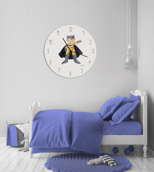 ambiente relojes infantiles niño 535x594 - Reloj Super Héroes Batman